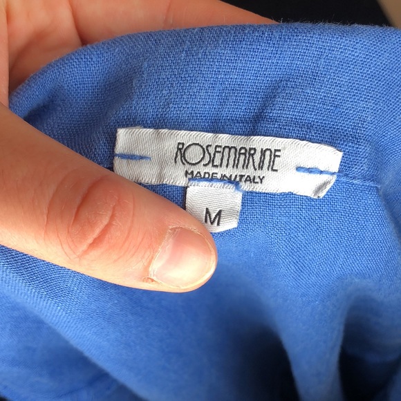 FINAL SALE! Blue Rosemarine Mini Dress - Picture 4 of 5